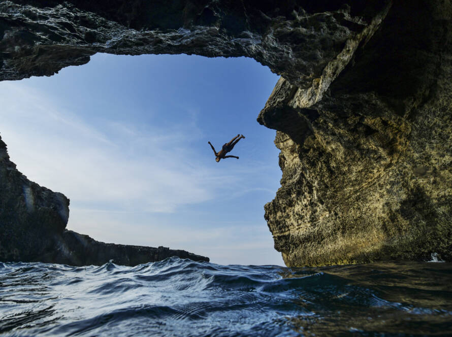 tuffo dalla poesia in salento